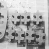 Block Puzzle Coaster Moules de silicone 3D Moule de plateau en béton Moules de boulangerie fondante Moules de boulangerie Coffee Tuptume de ciment Moules de bougies