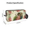 Storage Bags Custom Vintage Rose Victorian Angel Toiletry Bag For Women Cosmetic Makeup Organizer Ladies Beauty Dopp Kit Case