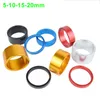 2 stks 5/10/15/20 mm 28,6 mm vork wasmachine dop aluminium legering headset stengel spacer mtb road fiets fietsen cnc vork wasmachine cap