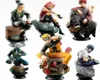 6PCSSET Ação Figuras Anime Uzumaki Figura Sasuke Gaara Figure Kakashi Figura PVC Coleção Modelo de brinquedo presente C03234467495