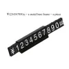 Crame d'aluminium Bijoux Numéro Pricing Cube Signe Numéro réglable Prix Affichage de la lettre de compteur de compteur de comptoir pour la boutique de détail