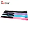 Leeons Hair Wrap -Kanten 1pcs/3pcs Los hohe elastische Bänder für Haarzuckenzubehör Verstellbares schwarz rosa blau elastische Haarband