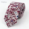 Bow Ties Floral Printed 6cm Neck Tie Cotton Womenmen Wedding Butterfly Dress Tuxedo Presenttillbehör