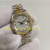 2 стиль дамы, наблюдая за женщинами 28 -мм рубного набора Dial Dial Gold Frination Bezel 904L Стальный двухтонный юбилейный браслет 279173 Cal.2671 Движение GS Factory Automatic Watches