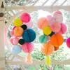 4''6''8''10''12'' Honeycomb Ball Paper Flower Lantern Ball Wedding Party Kids Birthday Party Christmas Decor Babyshows Supplies