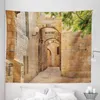 Hapaslar Doğu İsrail Binaları Sokaklar Ho Lili Goblen Duvar Tarafından Ev Dekoru Ev Dekor