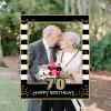 Black Gold Birthday Party Photo Booth Props 1st 16e 18e 21e 25th 30th 40th 50th 60th 70th 80th Birthday Anniversary Decor