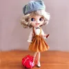 Blythe Doll Clothes Baseball Jacket Pants for Blyth Azone Boots OB23 OB24 Doll Coat Shirt