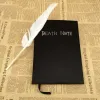 Notebooks Anime Death Note Notebook Set Leather Journal Collectable Death Notebook School Grote anime thema schrijven Journal Feather Pen