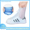 Sport Shoe Cover Waterproof Wear-resistant Rain Boots Silicone Material Unisex Student Sneaker Protector for Outdoor Rainy Boots