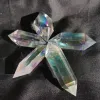 Punti a doppia terminazione esagonale di quarzo naturale di alta qualità PRISM PRIST ELETTRICATO ANGEL AUNA AURA REIKI