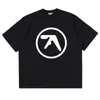 Men T-Shirt Aphex Twin Shirt 100% Cotton Print Oversized Y2k Streetwear Tees Short Sleeve Tops Korean Fashion Aesthetic Clothing 240410