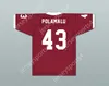 Niestandardowy numer nazwiska Męsość młodzież Troy Polamalu 43 Douglas High School Trojans Crimson Red Football Jersey 1 Top zszyte S-6xl