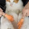 Fingerabdeckung Katzenspielzeug interaktive Massage Katzen Tease Mini Kreative Geste Humanoid Handform kleines Fingerhülsen Katze Tease Spielzeug