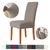 Couvoirs de chaise en spandex Jacquard Soupchage du boîtier de protection pour chair de cuisine pour chaise de cuisine Hôtel Banquet Elastic Dining Chair Couvers