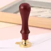 25 mm retro wax afdichtingskop vervang koperen kopafdichtingsstempel messing hoofd diy decor ambachtelijke gereedschappen voor documentverjaardagsuitnodiging