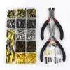 1set MeetEe Metal Zipper Double Open Latch Repair Kits Tool para 3# 5# 8# zíperes de zípers não deslizam Shape