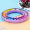 DIY Bobbin Holder Portable Silicone Round Sewing Needles Bobbin Storage Box Ring Ring Syverktyg Handikraftlådan Organiserare