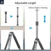 モノポッドInnorel Universal Tripod Center Column10レイヤーカーボンファイバー外部ミッドカラムエクステンションロッド用モノポッドDSLRカメラ