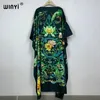 WINYI high quality beach dress Summer Print Elegant africa clothing outfits for women evening party muslim 240319