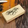 Thank you Wood Stamps 1pc Scrapbooking Thank You Wood Rubber Stamp Craft Handmade Wooden Stamp Handicrafts 8x4cm Home Decor
