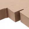 50 pezzi di carta marrone kraft per feste per feste bomboniere