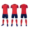 Soccer sets / survêtements Football Uniforme Traine des enfants Maillot à manches à manches à manches à manches d'été Équipe Adulte Adult Séchage rapide Sports Set Imprimé