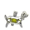 10 pezzi Classic Dog Babbund Charm Cange Cage Locket Aromatherapy Diffuser Collana a pendente Bracciale per gioielli regalo Bulk