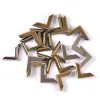 50pcs 17x17mm strié au livret antique Scrapbooking Notebook Albums Menus dossiers protecteurs de coin Bronze Tone C3076