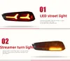 Achterlichten voor Mitsubishi Lancer Evo 20 09-20 16 Auto Auto achterstop Brake Rem Turn Signal Lamp Accessoires