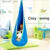 أرجوحة جديدة للطفل تعليق كرسي محمول المظلة المظلة المتأرجحة سرير سرير داخلي فناء مع معلق وسادة قابلة للنفخ