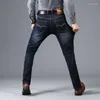 Jeans masculin Stretch Automne / Hiver Style Straight et Pantal