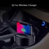 Chargers Fast Qi Car Charger Wireless Cup para iPhone 8 X Carregador de carro para Samsung Galaxy S10 S9 S8 10W Carro USB Charger Cup