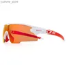 Outdoor Brillen polarisierte Männer Frauen 2024 Radfahren Fahrradfahrer Brille Fischerei Sportfarben Sonnenbrillen Mountainbike Brillen Motocross Eyewear Y240410