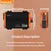 FCHAO 5000W Car Power Inverter Pure Sine Wave DC 12v 24v To AC 110V 220V LCD Display Home Voltage Converter Ups Universal Socket