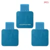 3pcs Square Self-adhesive Leather Pen Clip Pencil Elastic Loop For Notebooks Journals Clipboards Pens Holder