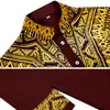 Men's Tracksuits Summer 2024 Dashiki National Dress African Printed Top And Trousers Suit Wedding Sunday Prayer Casual Slim