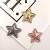 100pcs 2,5 cm de paillette star acolchoado apliques para roupas de costura de roupas decoração de arco de cabelo diy