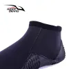 1 Pair 4mm Neoprene Water Shoes Quick Drying Low Top Diving Boot Snorkeling Socks for Sea Fishing Motorboat Surfing Windsurfing