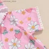 Kız Elbiseleri Visgogo Toddler Kız Yüzme Kapak Kısa Kollu Çiçek Baskı Fermuarı Plaj Kapak Kapşonlu Banat Giyim Mayo L47