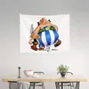 Tapisseries Hippie Anime Asterix Obelix Idefix Tapestry Mur suspendu décoration de chambre à la maison Décoration de la chambre