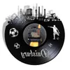 ALLEMAGNE Duisburg Football Stadium Vinyl Record Wall Clock Deutschland Cityscapecapers Home Decor Music Album LongPlay Clock