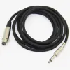 lballist 1/4''Jack 6.35mm Male to XLR Female Cable Foil+Braided Shielded OFC For Microphone