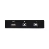 Hubs 2 Port Black USB Manual Sharing Switch Box for 2 Computer PC To Share 1 Printer Scanner Switcher FJ1A2B