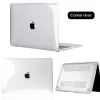 ケースApple Macbook Air 13 A2337 Chip Pro Retina 11 12 13 15 Inch Crystal Clear Clear Hard Shell Touch Bar ID Pro 13 A2338のラップトップケース