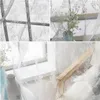 High-class finished sheer curtains modern flower hollow out voile window treatments bedroom curtains balcony white lace curtain