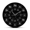 Tableau périodique des éléments Symboles chimiques Clock Corloge scientifique Science Art décor de classe Classroom Watch Chemistry Teacher Gift