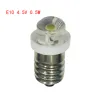 3 / 4.5 / 6V 0,5 W Bulbe de lampe de poche 6000K LED blanc E10 Bulbe de remplacement de sock