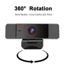 Webcams Nouveau webcam cam complet webcam webcam 2k Camera web caméra usb caméra webcam avec une webcam microphone pour la caméra Web USB PC pour youtube