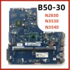 Moderkort för Lenovo B5030 Laptop Motherboard ZiWB0/B1/E0 LAB101P med N2830 N3540 CPU (GT820M 1GB videokort) DDR3L 100% fullt testat